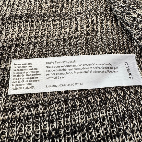 Eileen Fisher Large / XL Open Front Mid Length Cardigan ~ Minimalist Layering - Picture 8 of 8